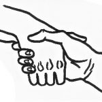 Bild zweier Hände, die sich die Hand geben
