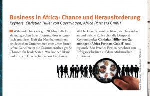 Infoveranstaltung Business in Africa