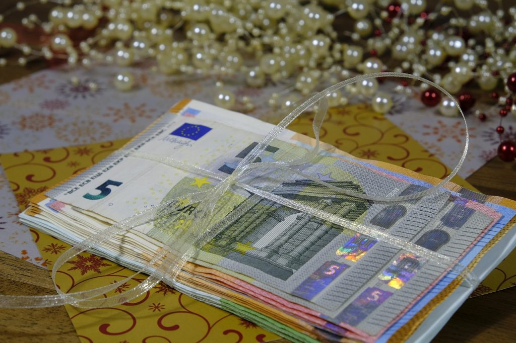 Geld Gutschein Spende Scheine